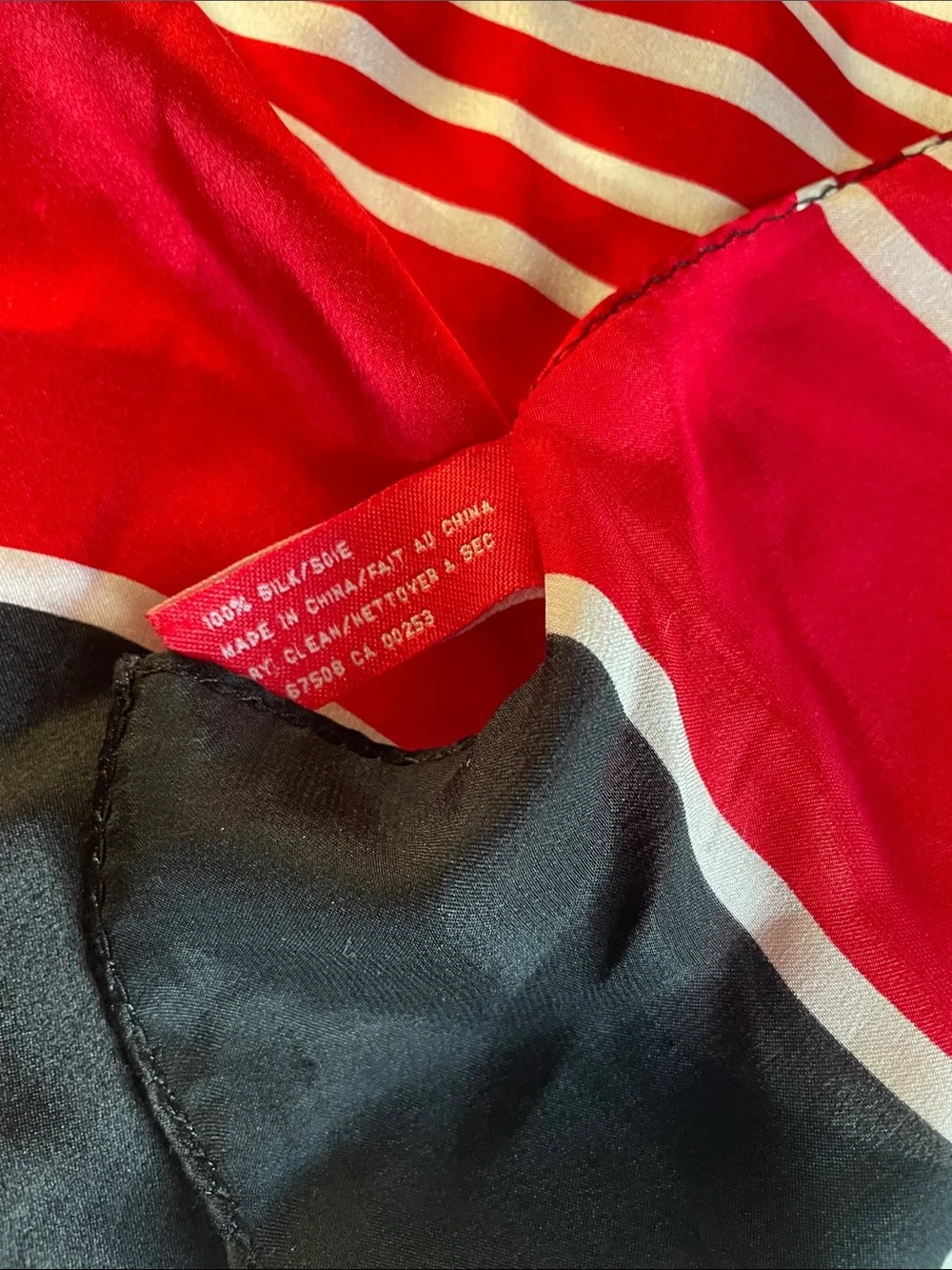 VTG ANNE KLEIN SILK SCARF